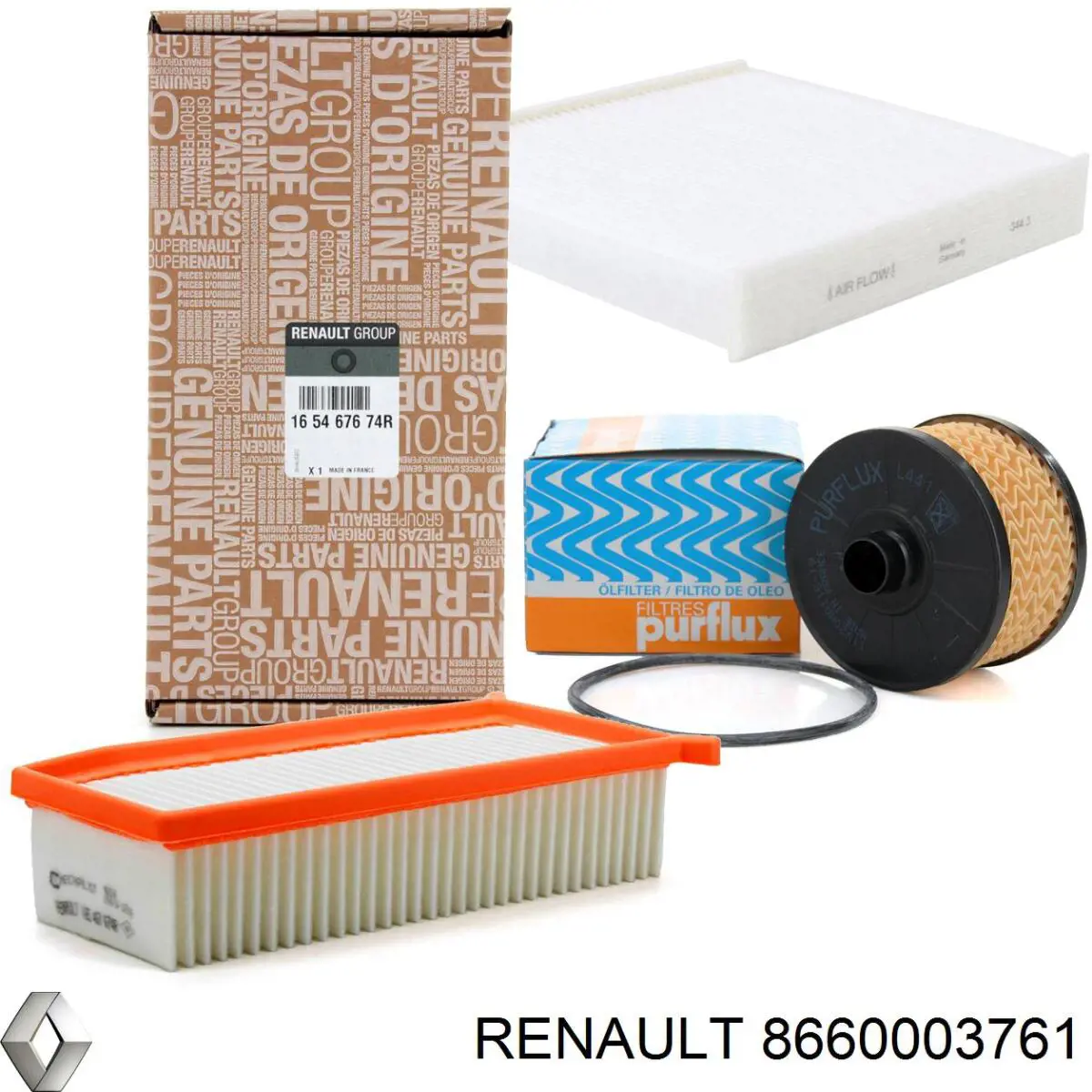Фильтр воздушный Renault (RVI) 8660003761