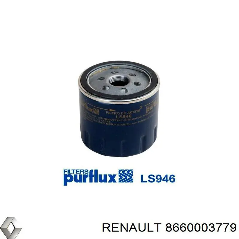 Фильтр очистки масла центробежный Renault (RVI) 8660003779 цена, от 8.38 USD