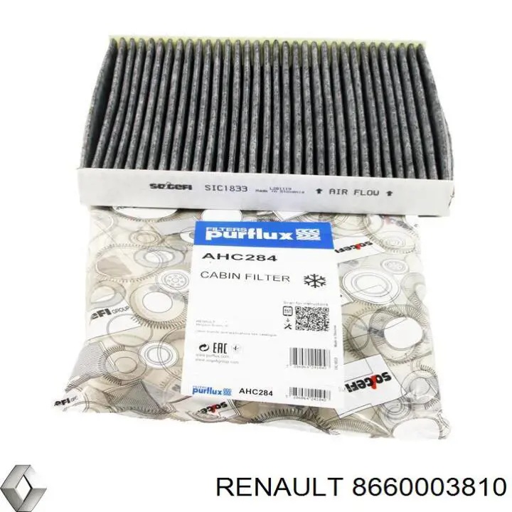 Фильтр воздушный отопителя Renault (RVI) 8660003810 цена, от 7.56 USD