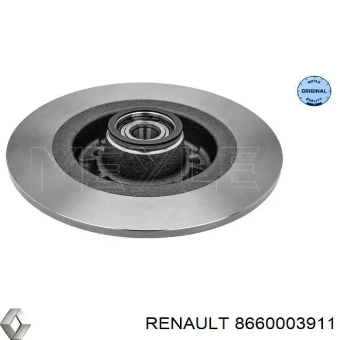 8660003911 Renault (RVI) диск тормозной задний