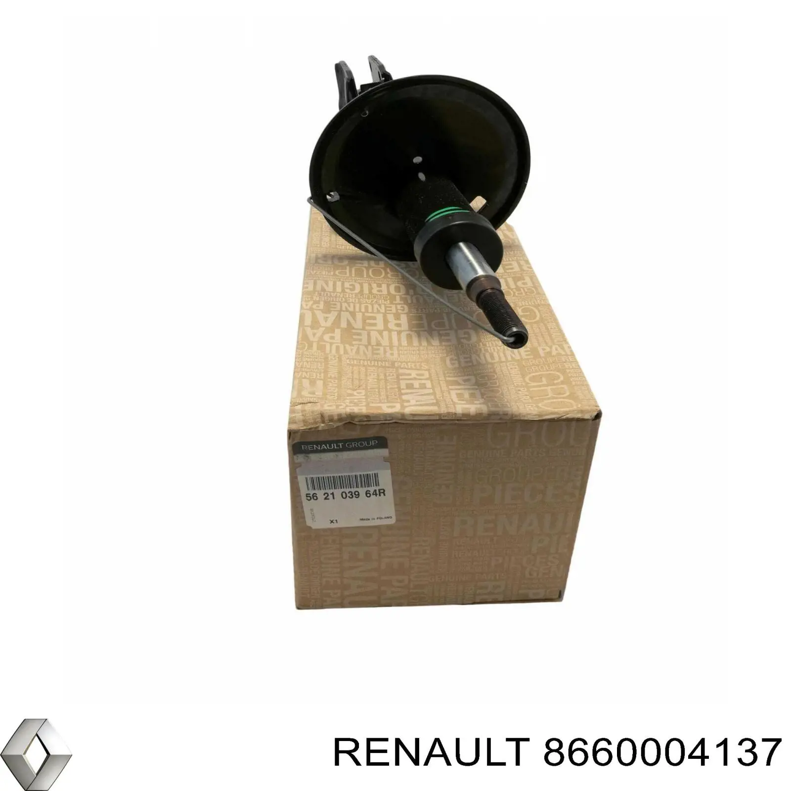 Амортизатор задний 8660004137 Renault (RVI)