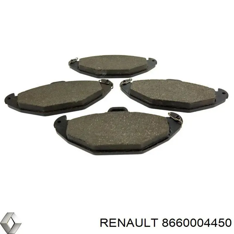 Pastillas de freno traseras 8660004450 Renault (RVI)