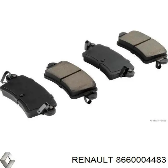 Колодки дисковые  Renault (RVI) 8660004483 цена, от 16.09 USD