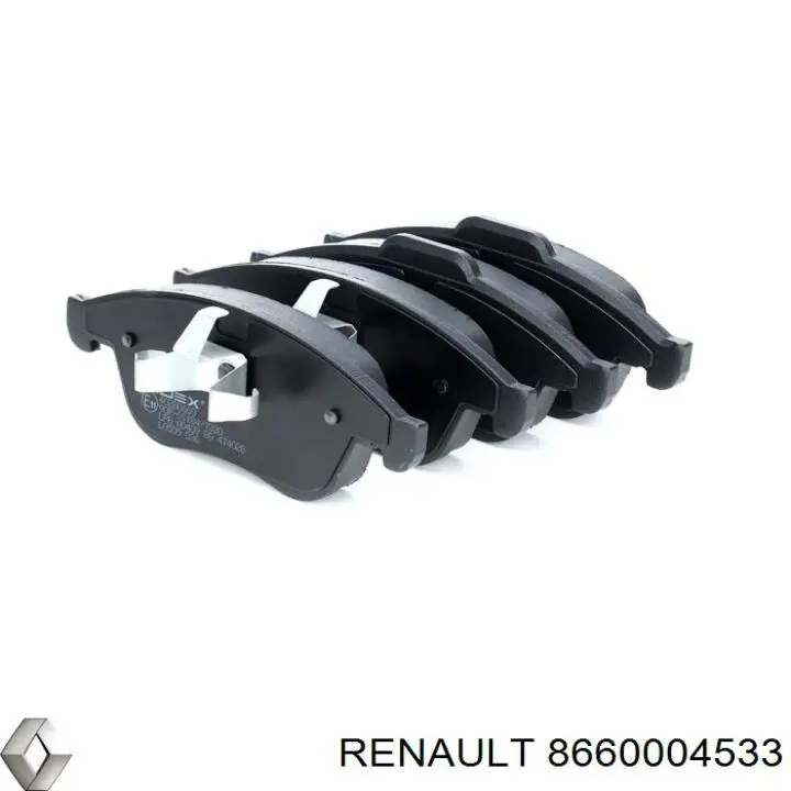 Колодки Renault (RVI) 8660004533 цена, от 37.81 USD