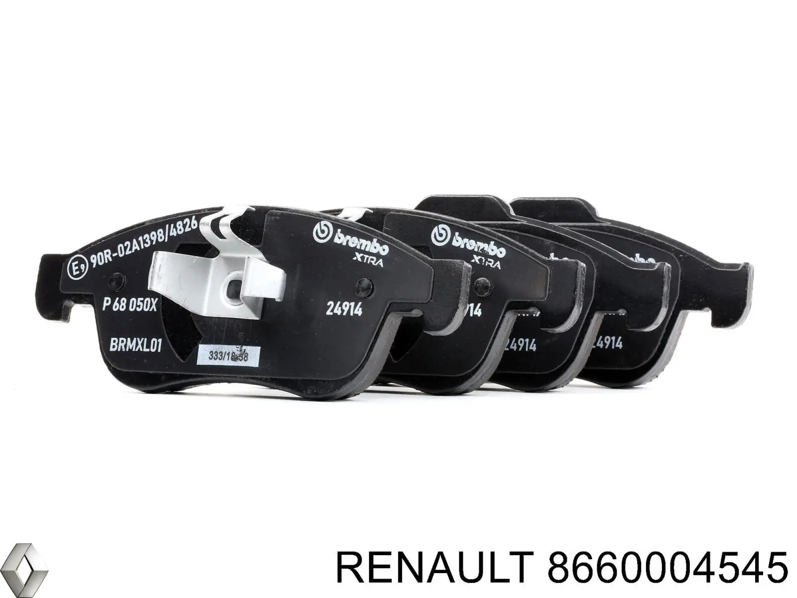 Колодки Renault (RVI) 8660004545 цена, от 36.58 USD