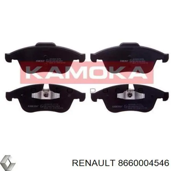 Колодки Renault (RVI) 8660004546 цена, от 27.93 USD