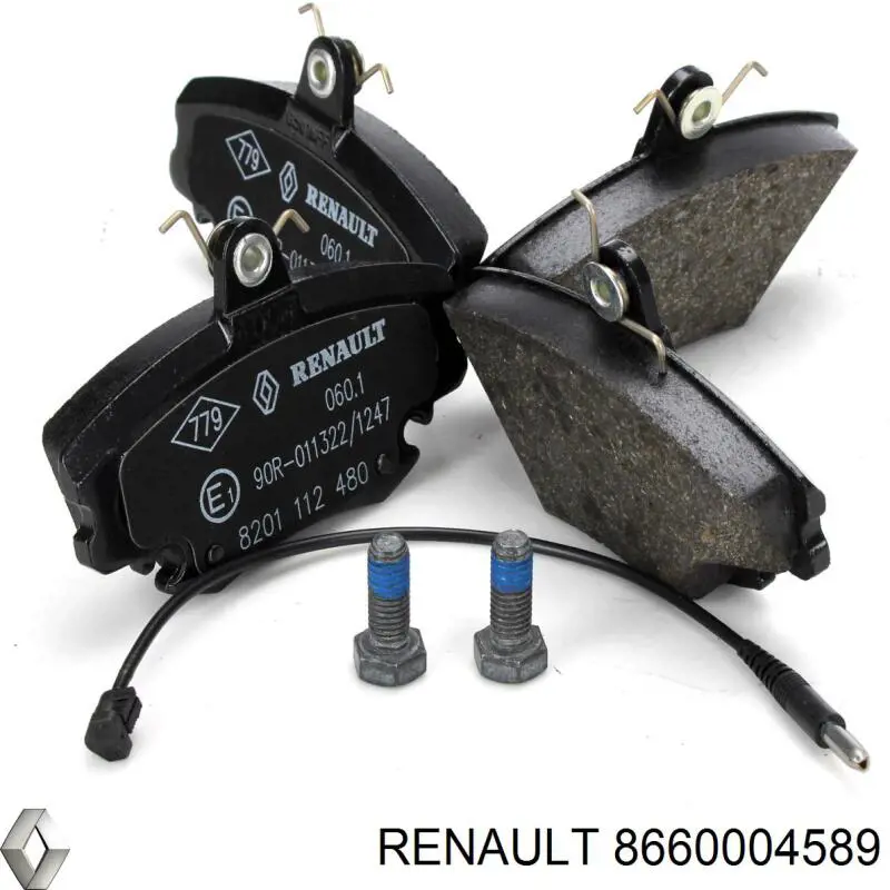 Колодки Renault (RVI) 8660004589 цена, от 15.39 USD