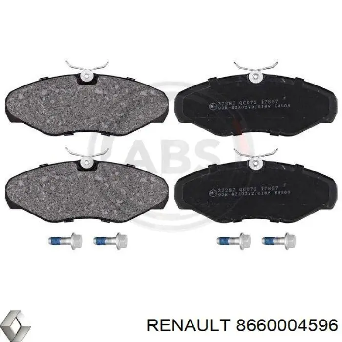 Колодки Renault (RVI) 8660004596 цена, от 18.47 USD