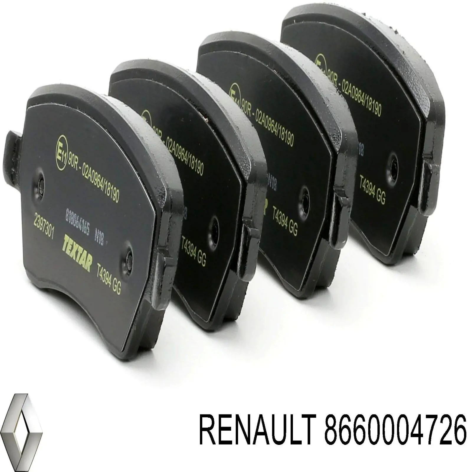 Купить 8660004726 Renault (RVI) Колодки тормозные