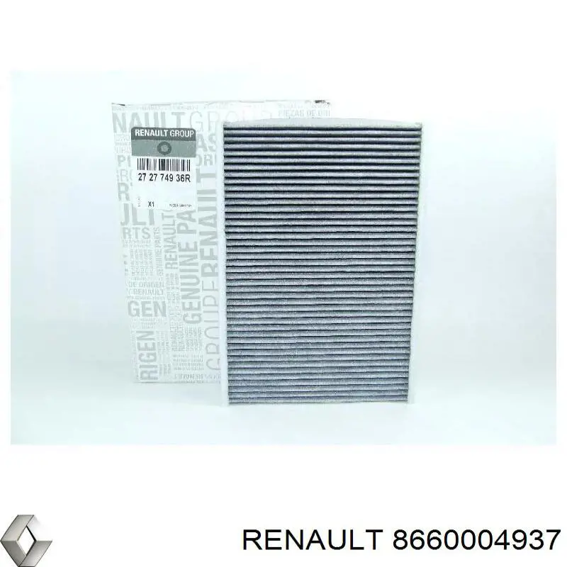 8660004937 Renault (RVI) Внутрисалонный фильтр