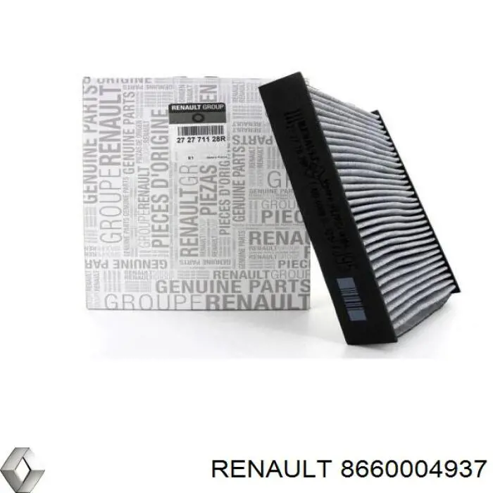 Воздушный фильтр салона Renault (RVI) 8660004937