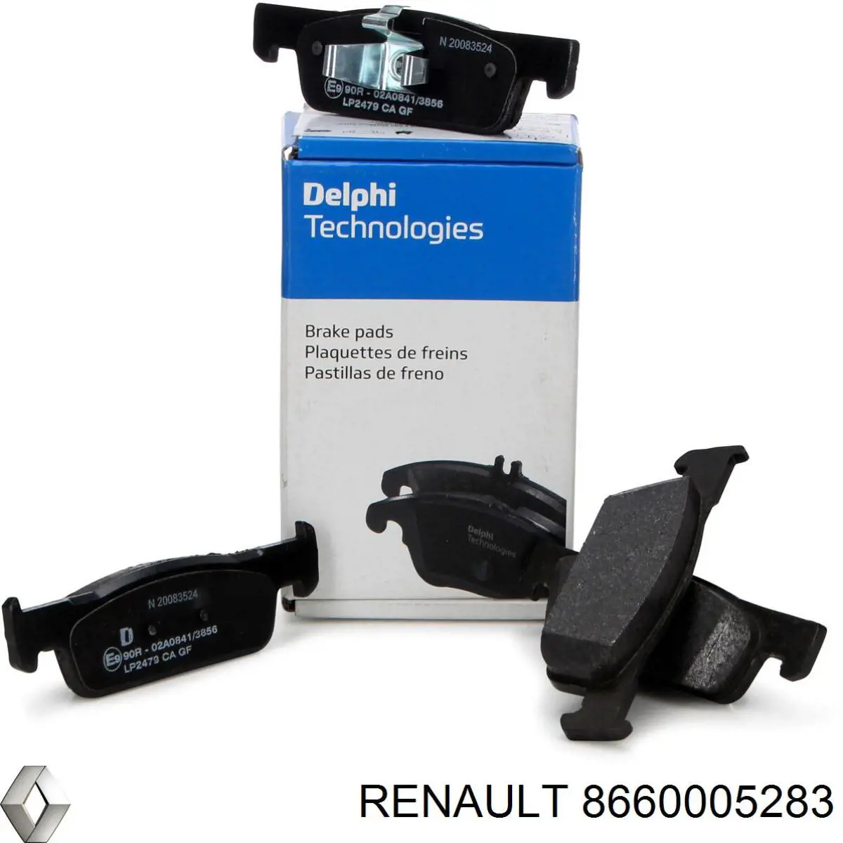 Колодки Renault (RVI) 8660005283 цена, от 17.76 USD