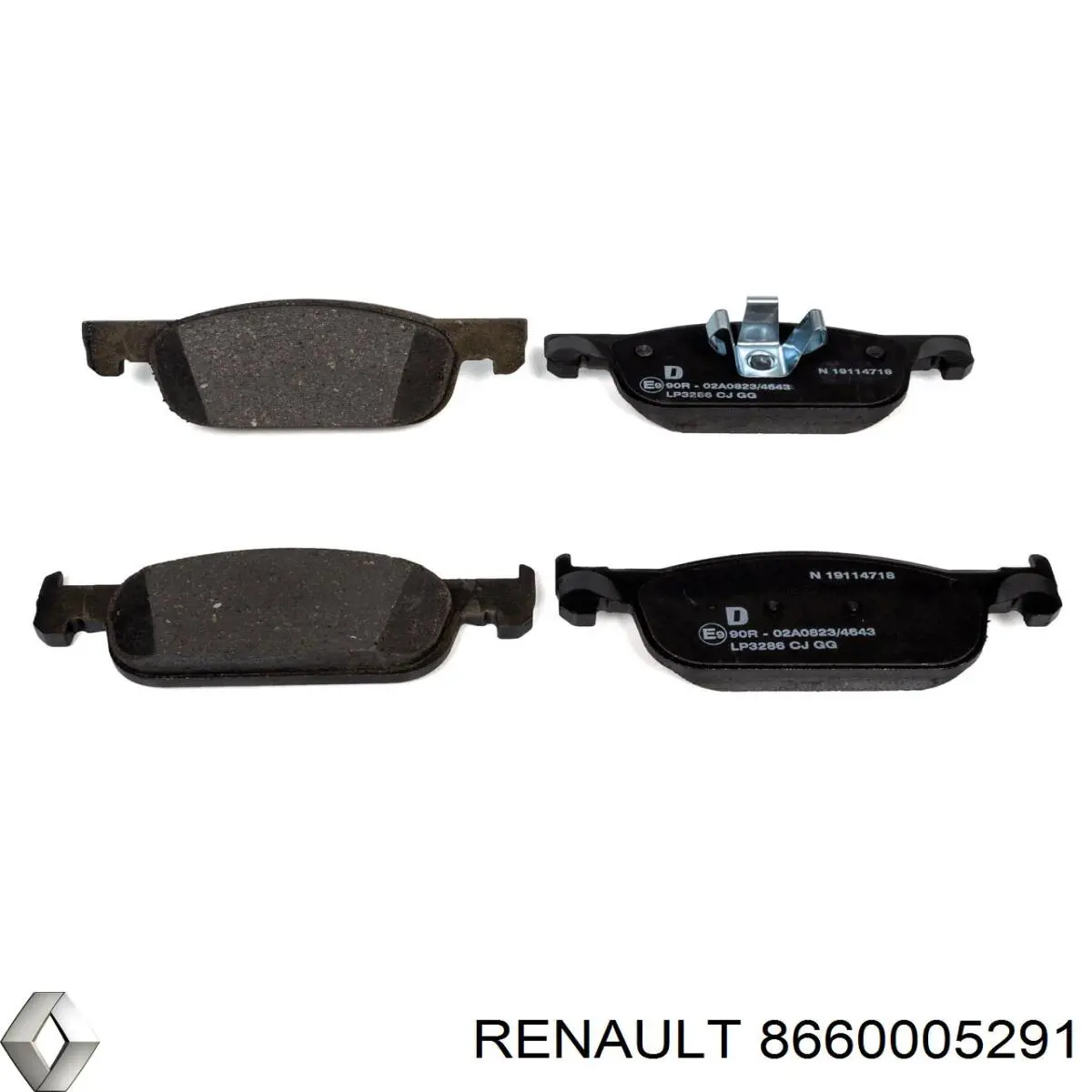 Колодки Renault (RVI) 8660005291 цена, от 19.89 USD