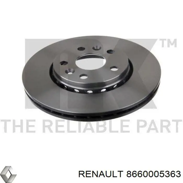 Купить 8660005363 Renault (RVI) Ротор тормозной