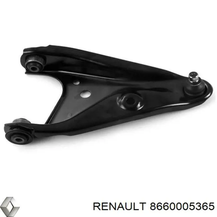 Левый рычаг передней нижней подвески Renault (RVI) 8660005365 цена, от 26.89 USD