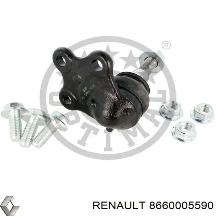 Шаровая опора, нижняя Renault (RVI) 8660005590 цена, от 12.68 USD