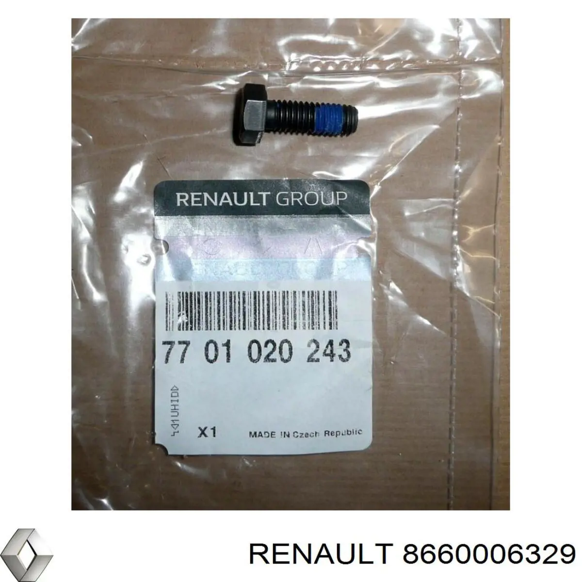 Sapatas do freio dianteiras de disco 8660006329 Renault (RVI)