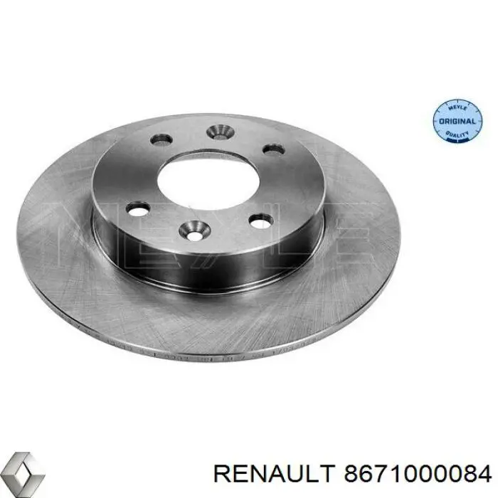 8671000084 Renault (RVI) диск тормозной передний