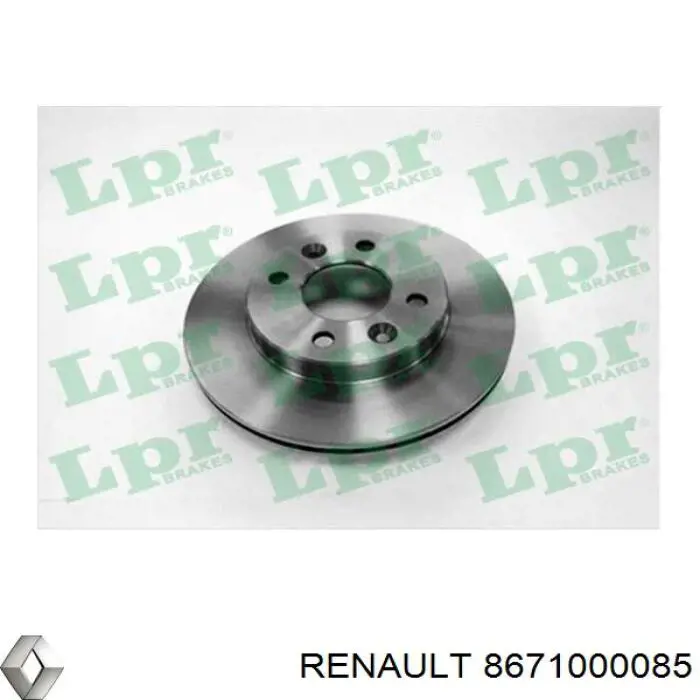 Тормоз дисковый передний Renault (RVI) 8671000085 цена, от 20.32 USD