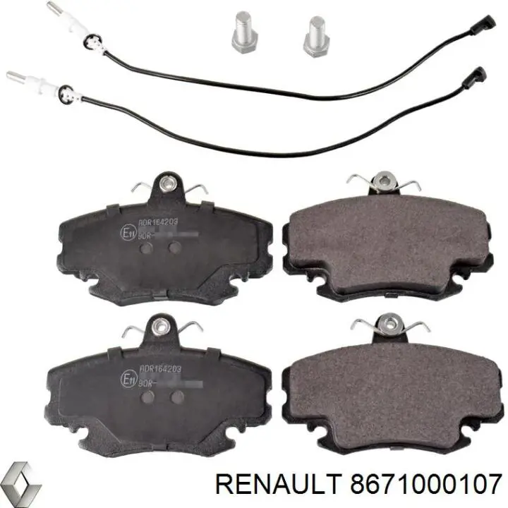 Купить 8671000107 Renault (RVI) Колодки тормозные