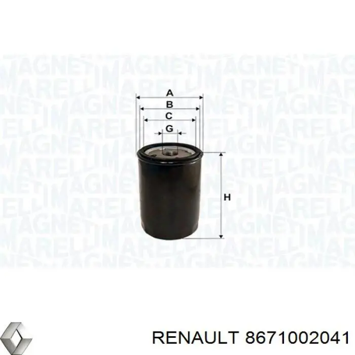 8671002041 Renault (RVI)