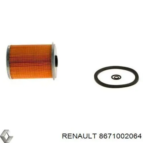 8671002064 Renault (RVI) топливный фильтр