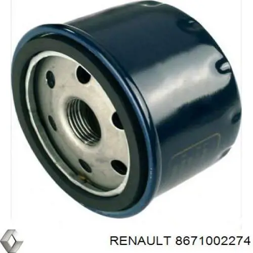 8671002274 Renault (RVI) масляный фильтр