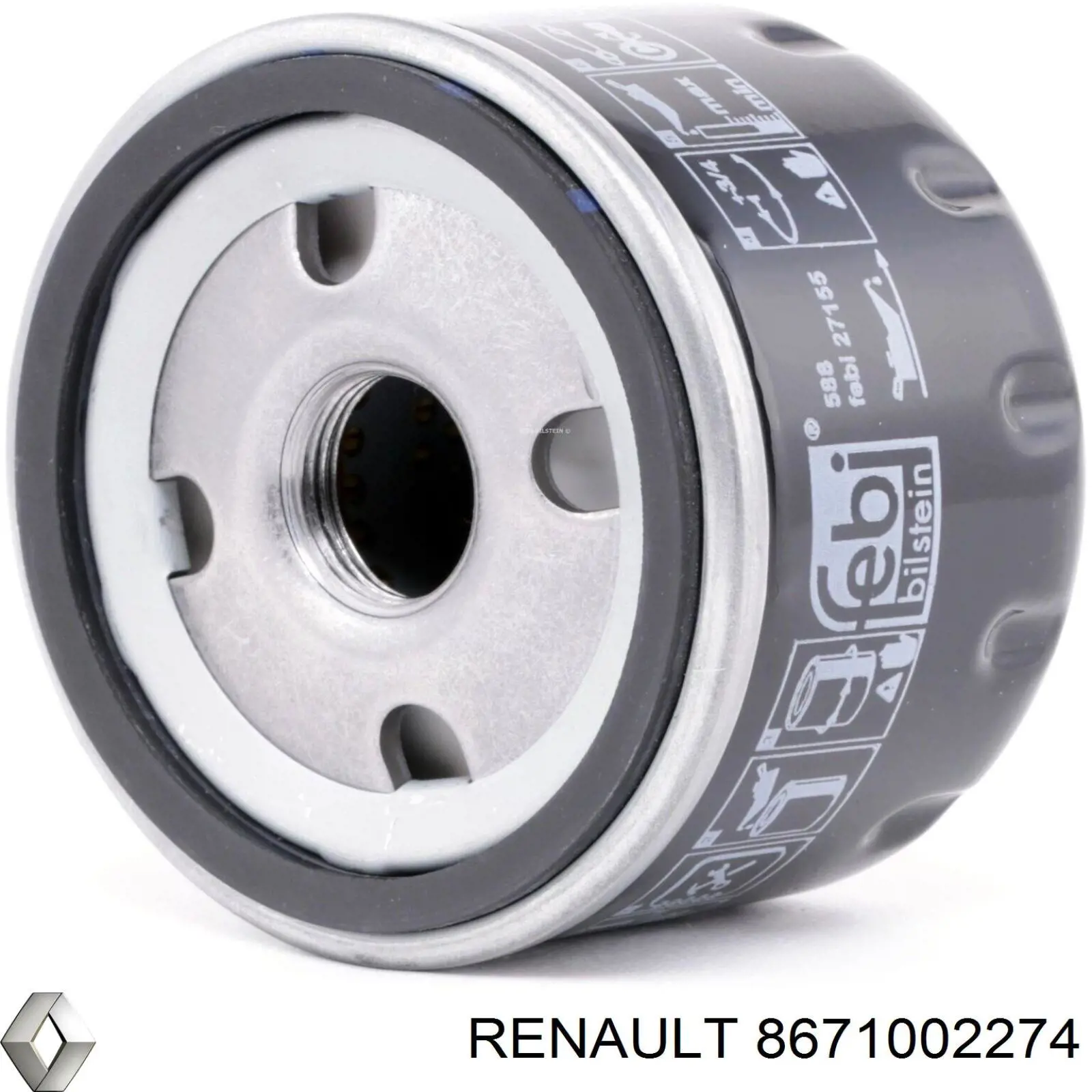 Масляный фильтр 8671002274 Renault (RVI)