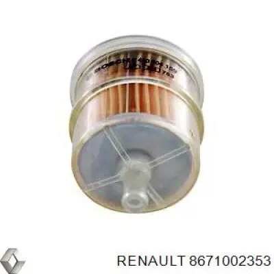 8671002353 Renault (RVI) топливный фильтр