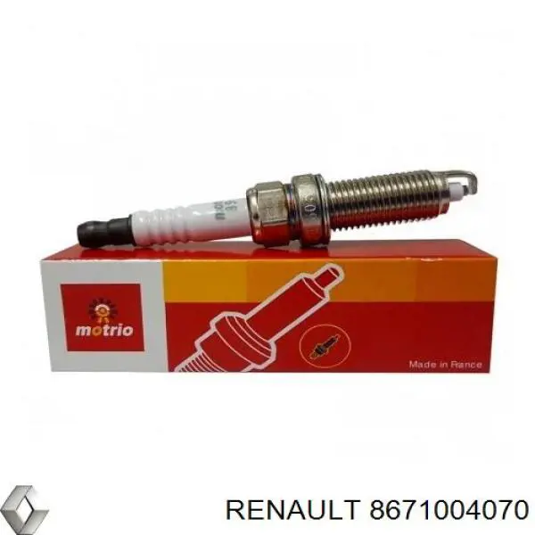 Свечи зажигания 8671004070 Renault (RVI)