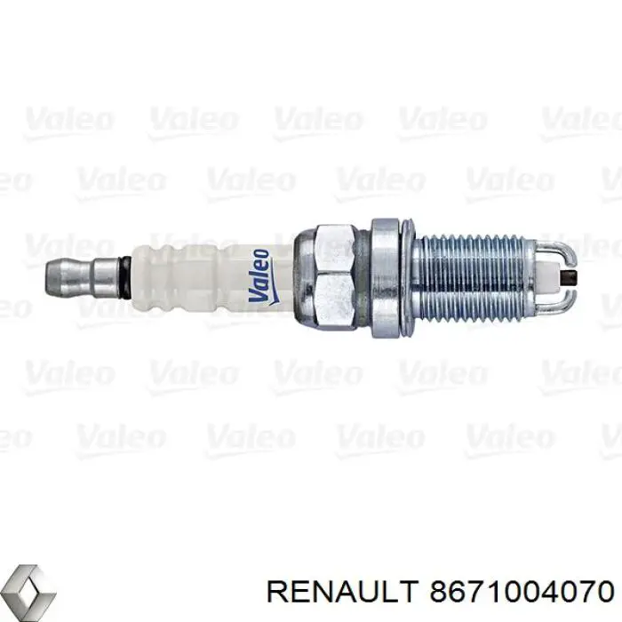 Bujía de encendido 8671004070 Renault (RVI)