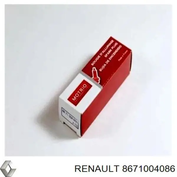 Свечи зажигания 8671004086 Renault (RVI)