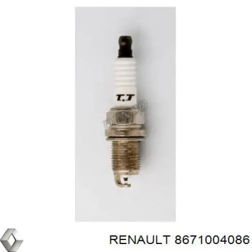 Свеча зажигания Renault (RVI) 8671004086 цена, от 2.51 USD