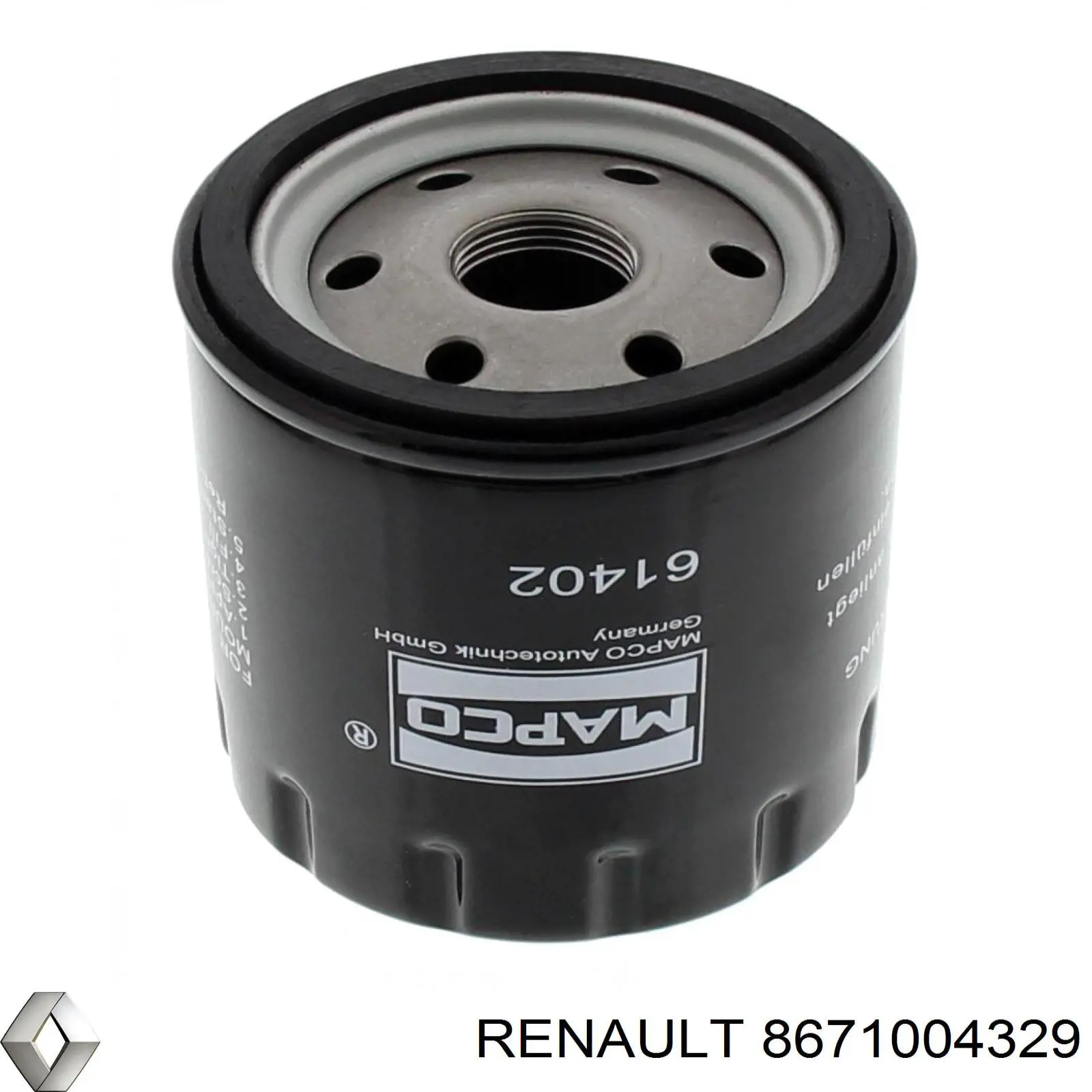 Filtro de aceite 8671004329 Renault (RVI)