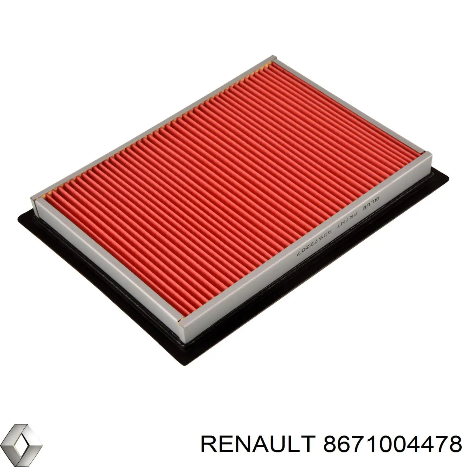 8671004478 Renault (RVI) воздушный фильтр