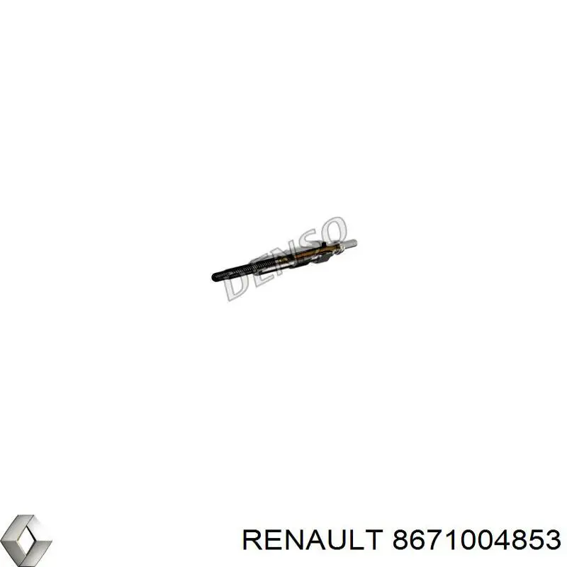 8671004853 RENAULT Bujía de precalentamiento original y equivalente