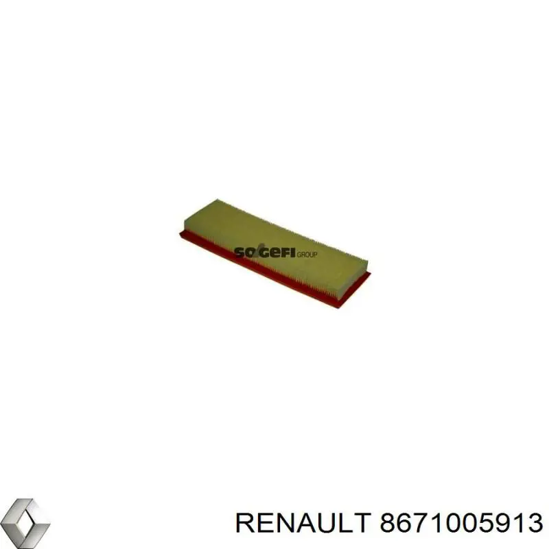 Элемент воздушного фильтра Renault (RVI) 8671005913 цена, от 4.90 USD