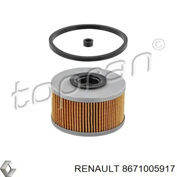 Фильтр тонкой очистки топлива Renault (RVI) 8671005917 цена, от 3.47 USD
