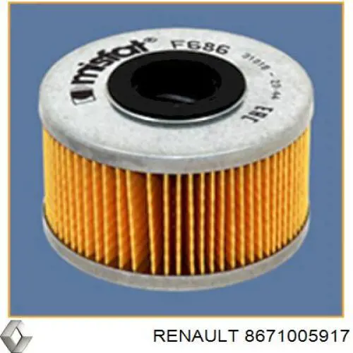 Купить 8671005917 Renault (RVI) Фильтр-отстойник топлива грубой очистки