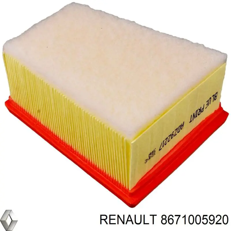 Элемент воздушного фильтра Renault (RVI) 8671005920 цена, от 4.15 USD