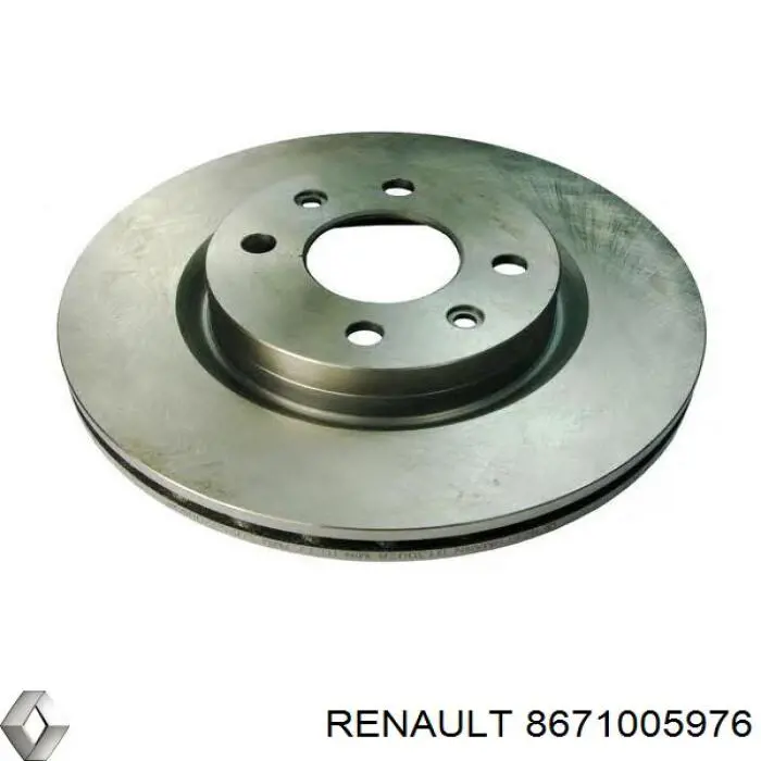 8671005976 Renault (RVI) диск тормозной передний