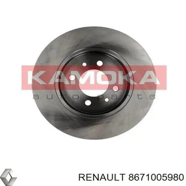 Задний тормозной диск Renault (RVI) 8671005980 цена, от 27.96 USD