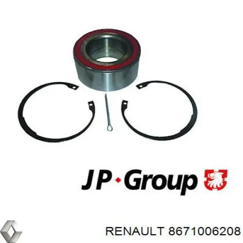 Подшипник ступицы 8671006208 Renault (RVI)