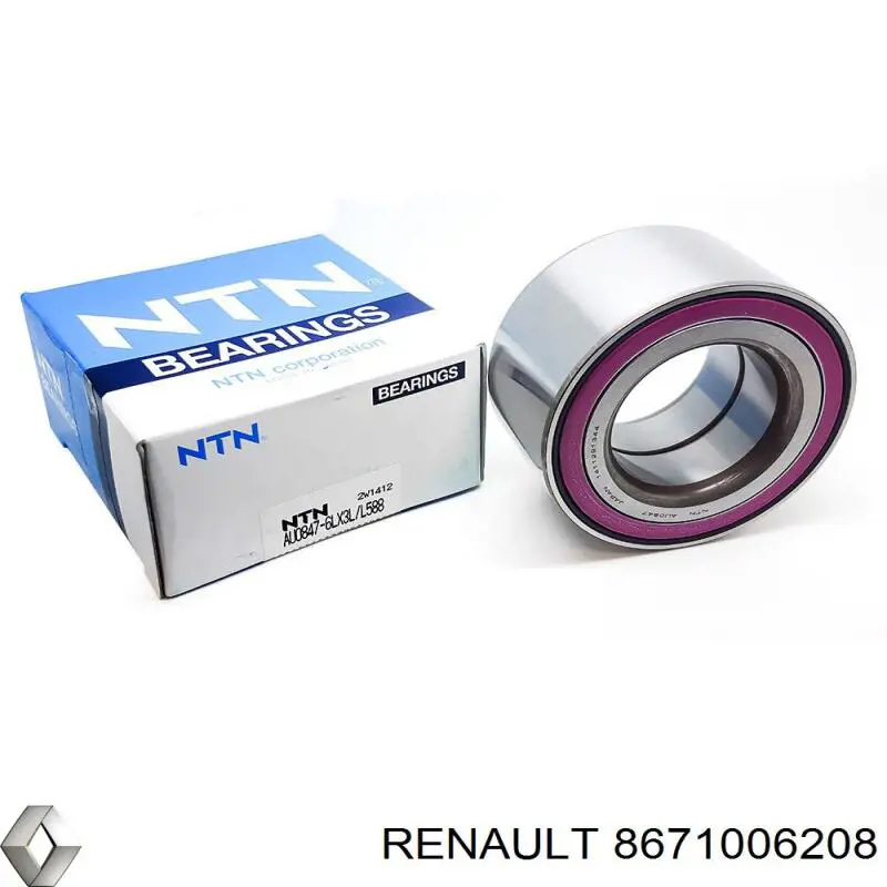 8671006208 Renault (RVI) Подшипник ступицы передней