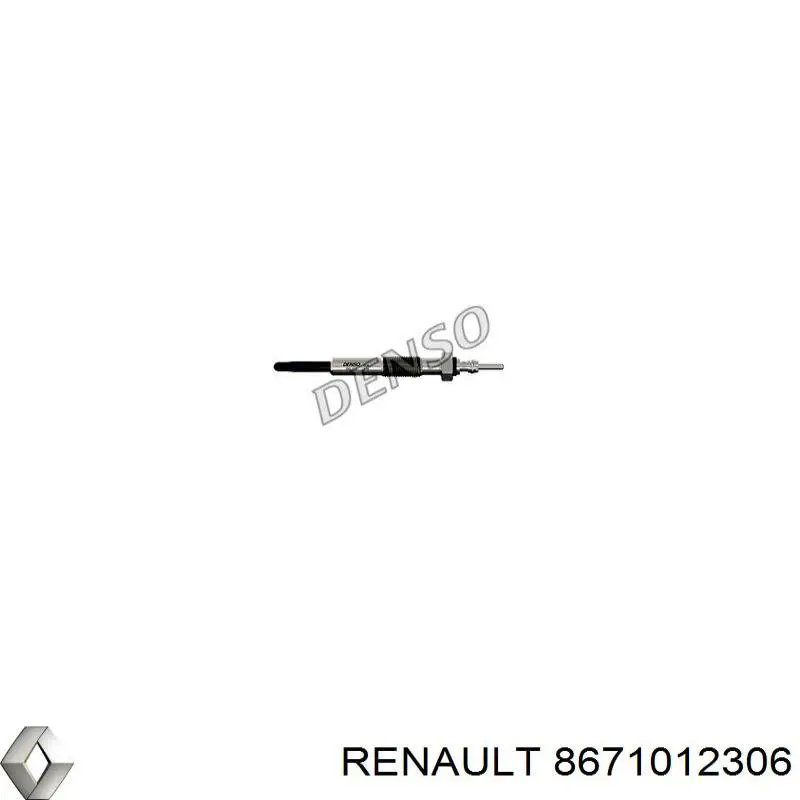 8671012306 Renault (RVI) свечи накала