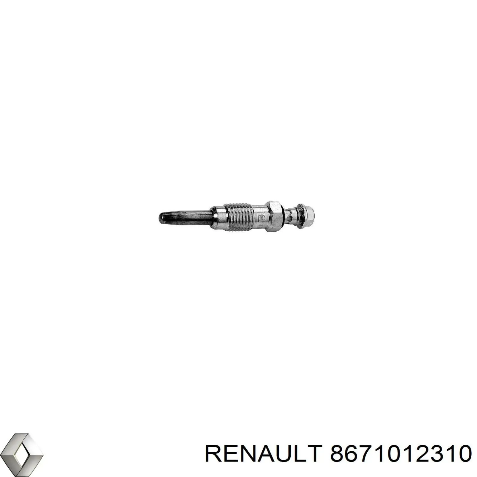 8671012310 Renault (RVI) свечи накала