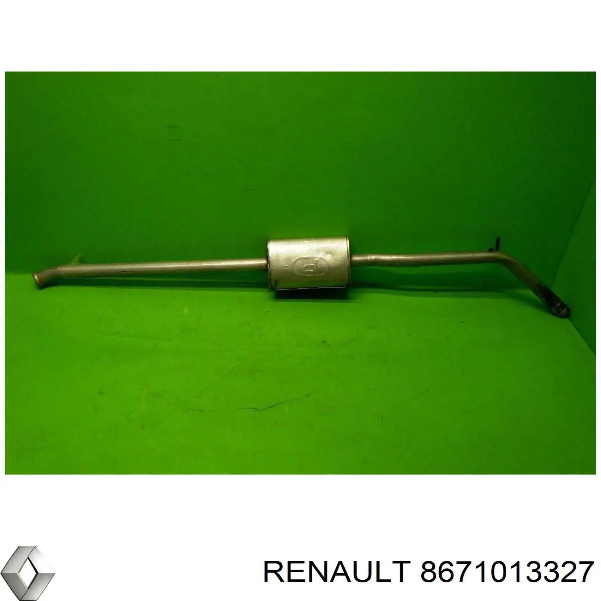 8671013327 Renault (RVI) глушитель, задняя часть