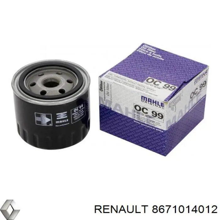 8671014012 Renault (RVI) масляный фильтр