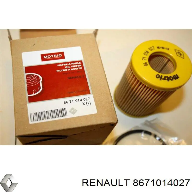8671014027 Renault (RVI) масляный фильтр