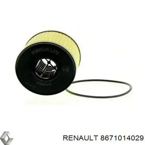 Фильтр масла Renault (RVI) 8671014029